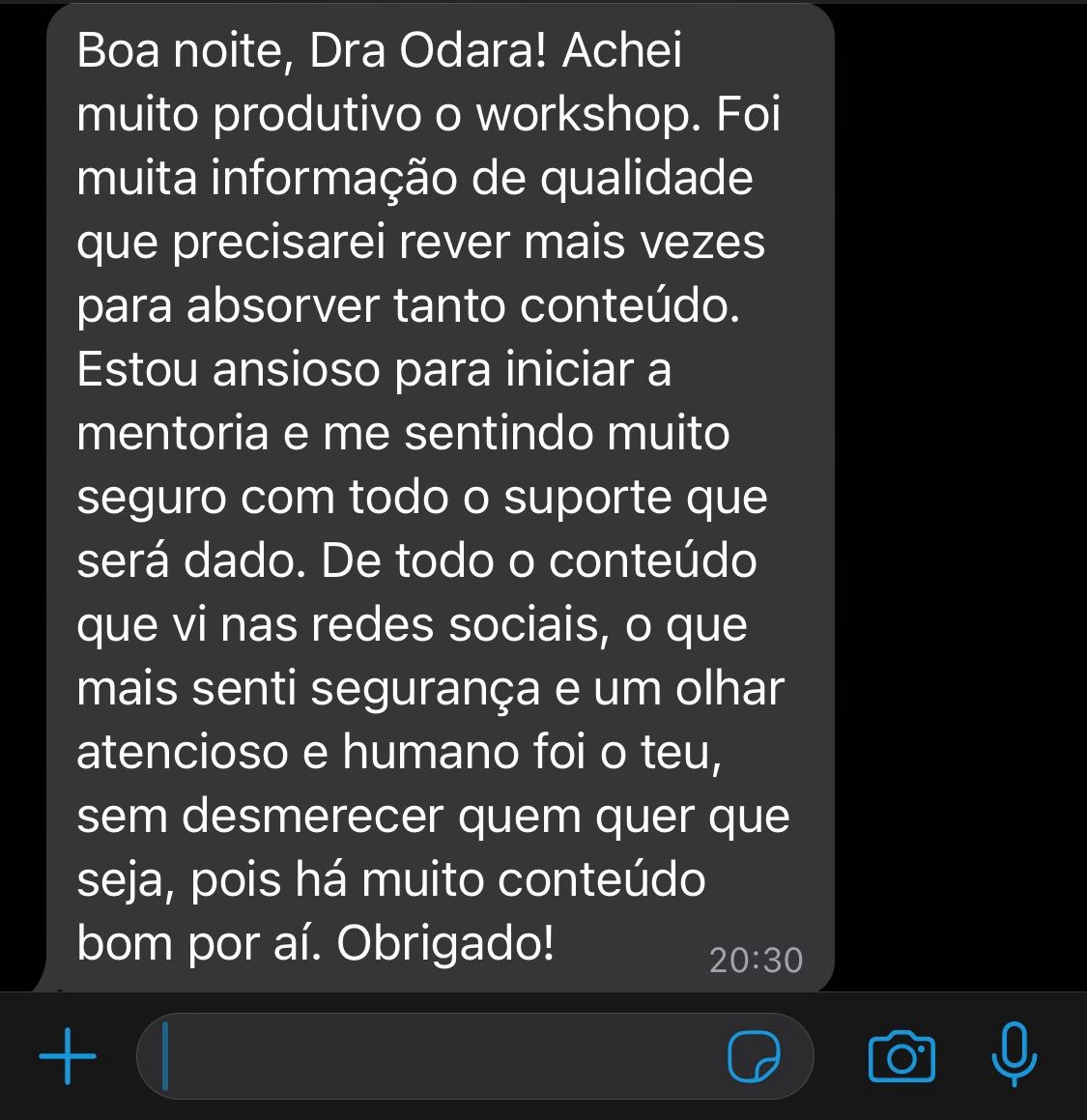 Depoimento 1